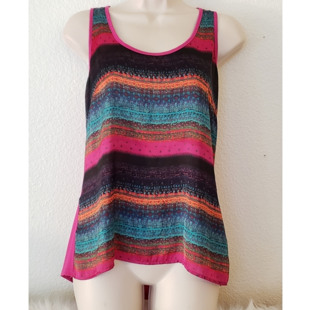 SWS Hot Pink Multicolored Tank